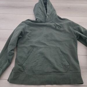 Y-3 Olive Green Hoodie Sweater